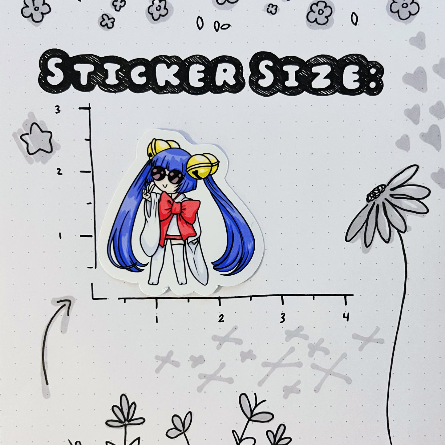 Vinyl Sticker - Kotoko comes in Peace