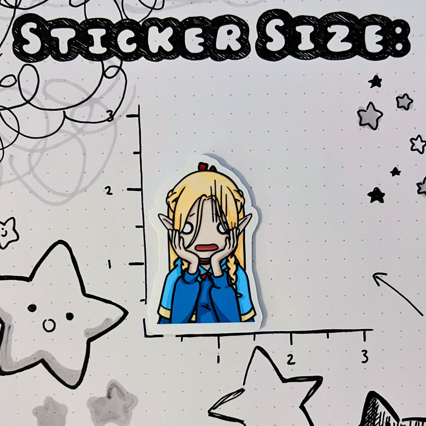 Vinyl Sticker - Marcille Horrified