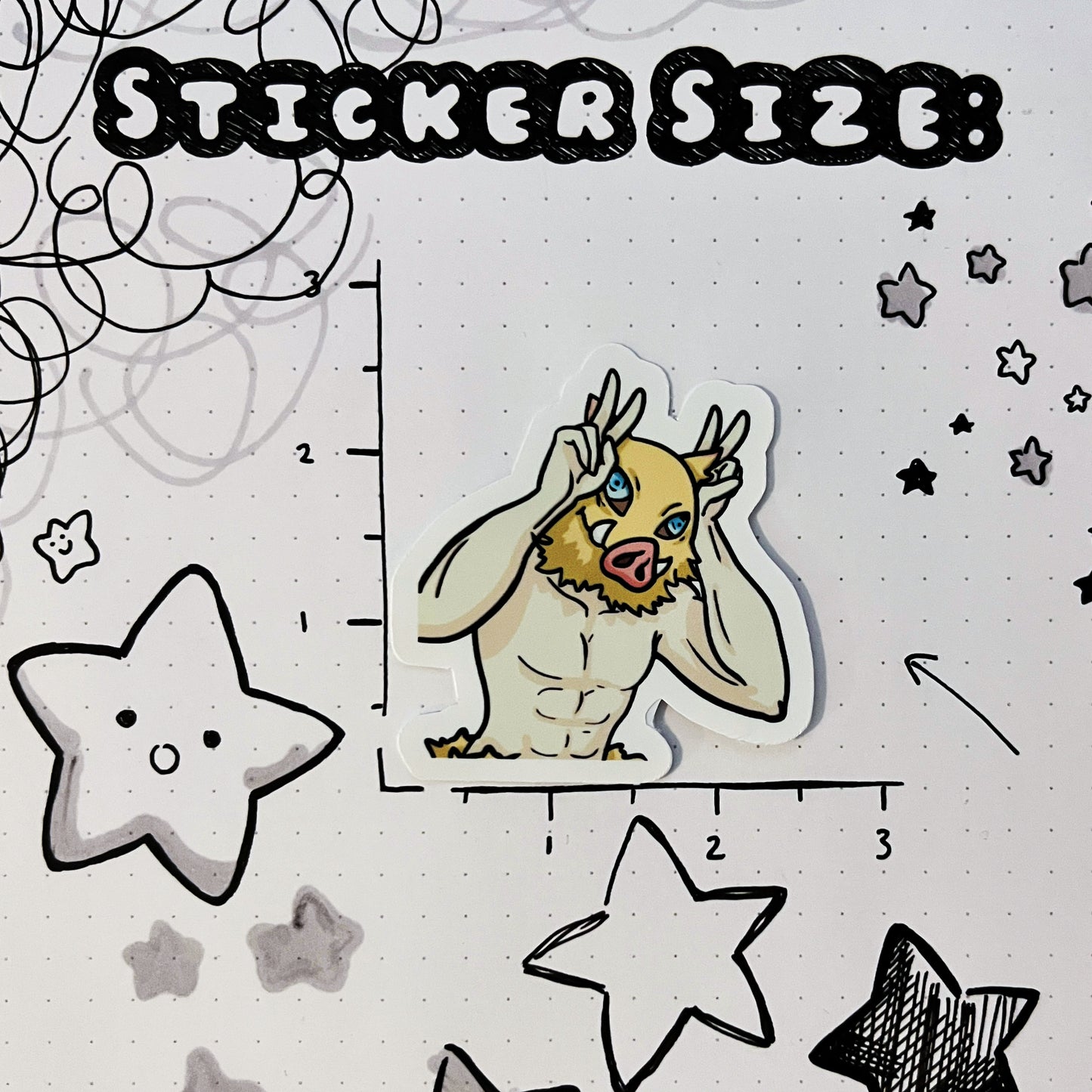 Vinyl Sticker - Inosuke