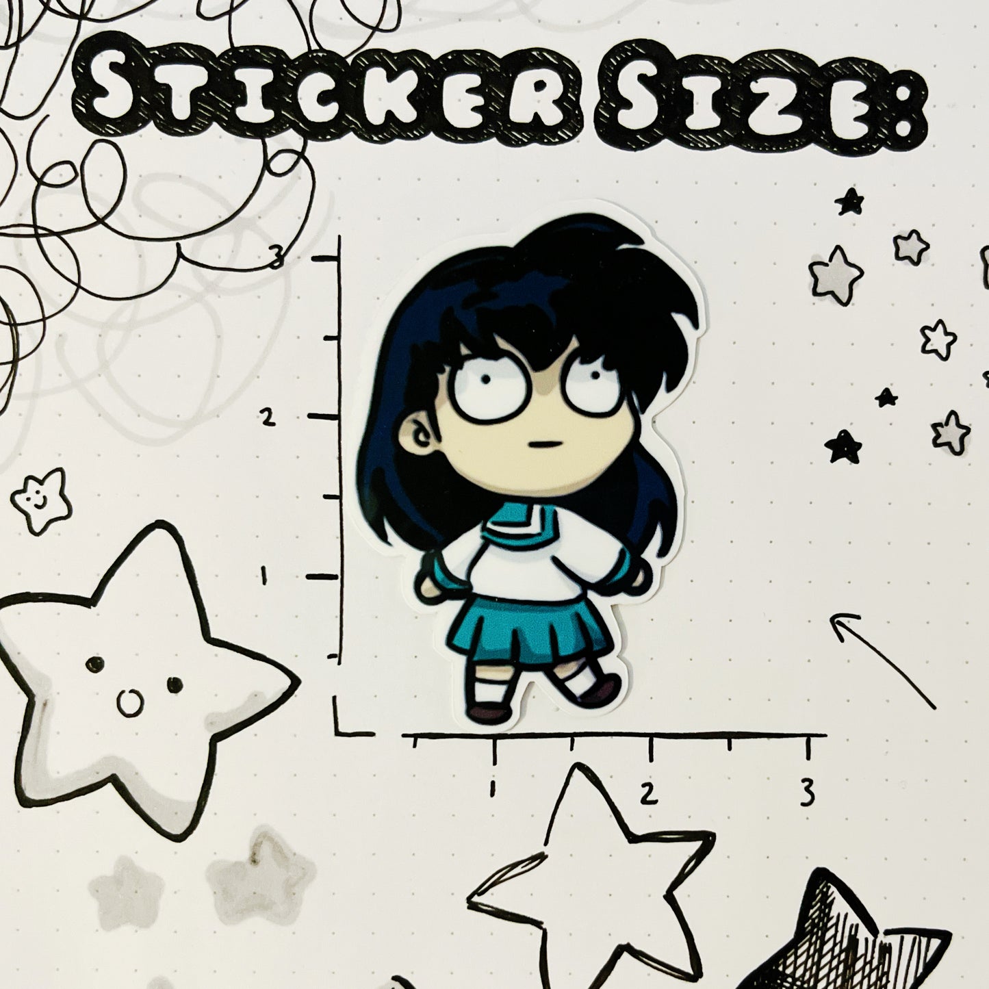 Vinyl Sticker - Kagome Shikigami