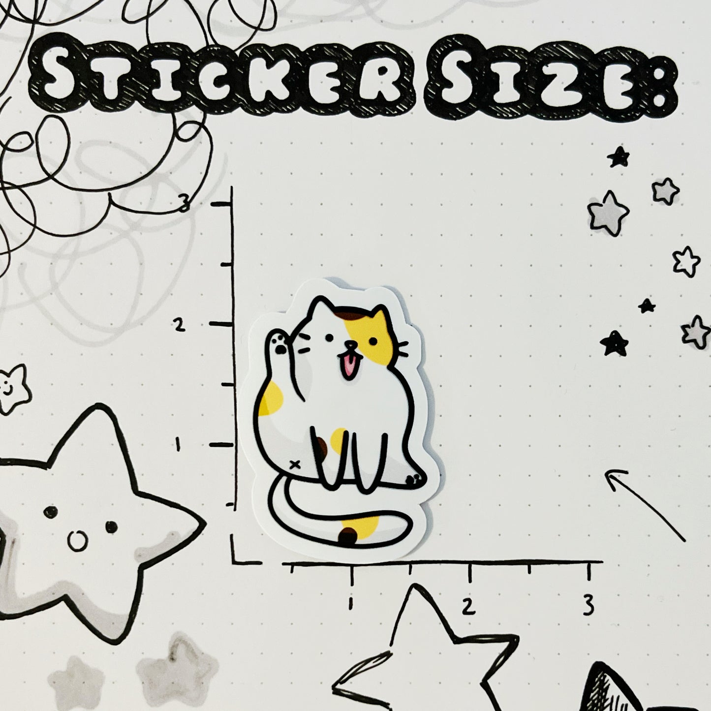 Vinyl Sticker - Mister Whiskers