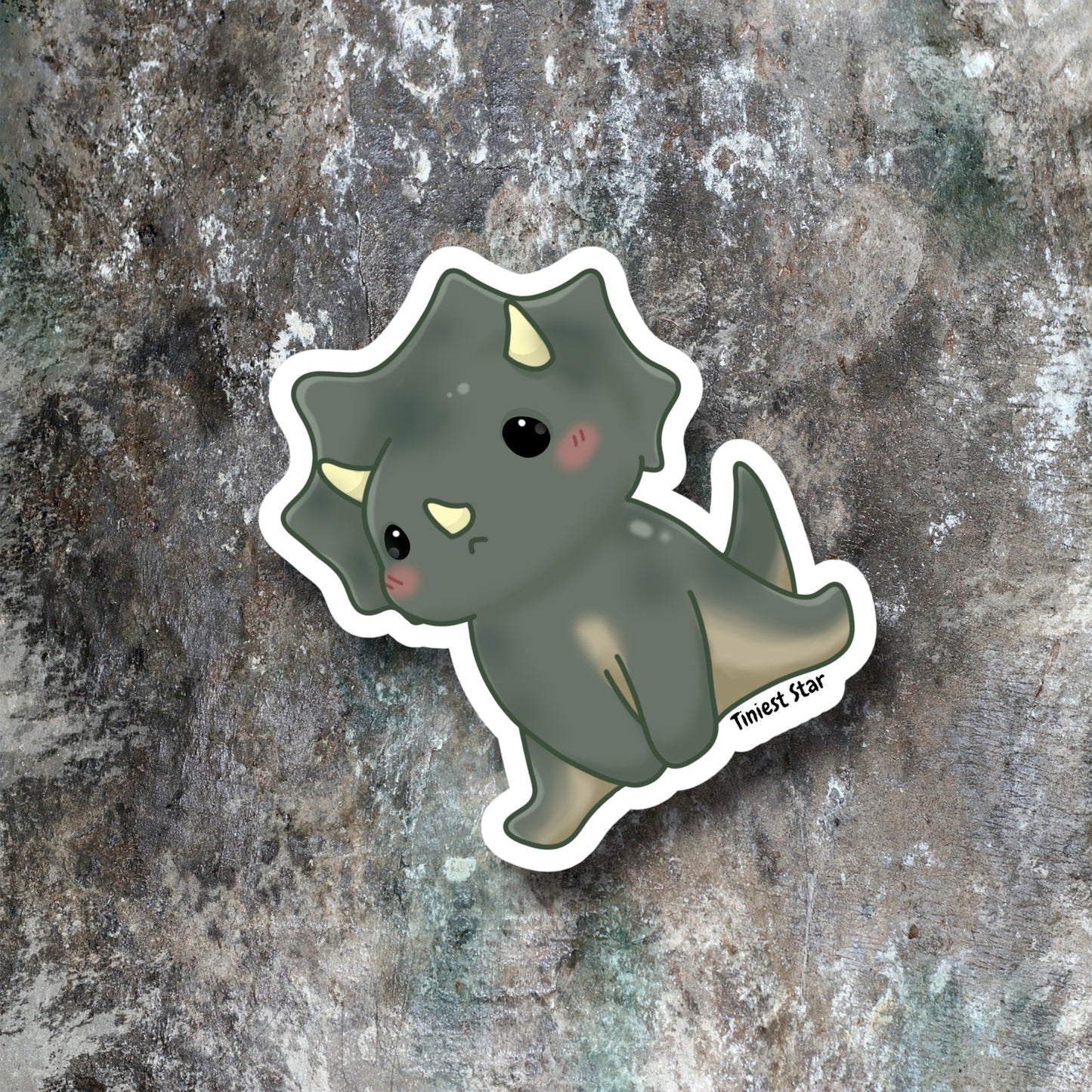 Vinyl Sticker - Triceratops