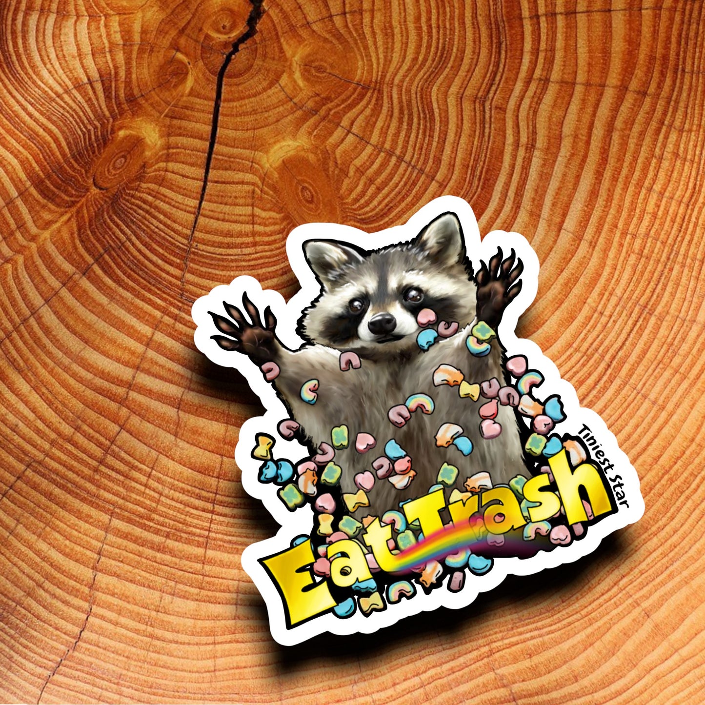 Vinyl Sticker - Eat Trash