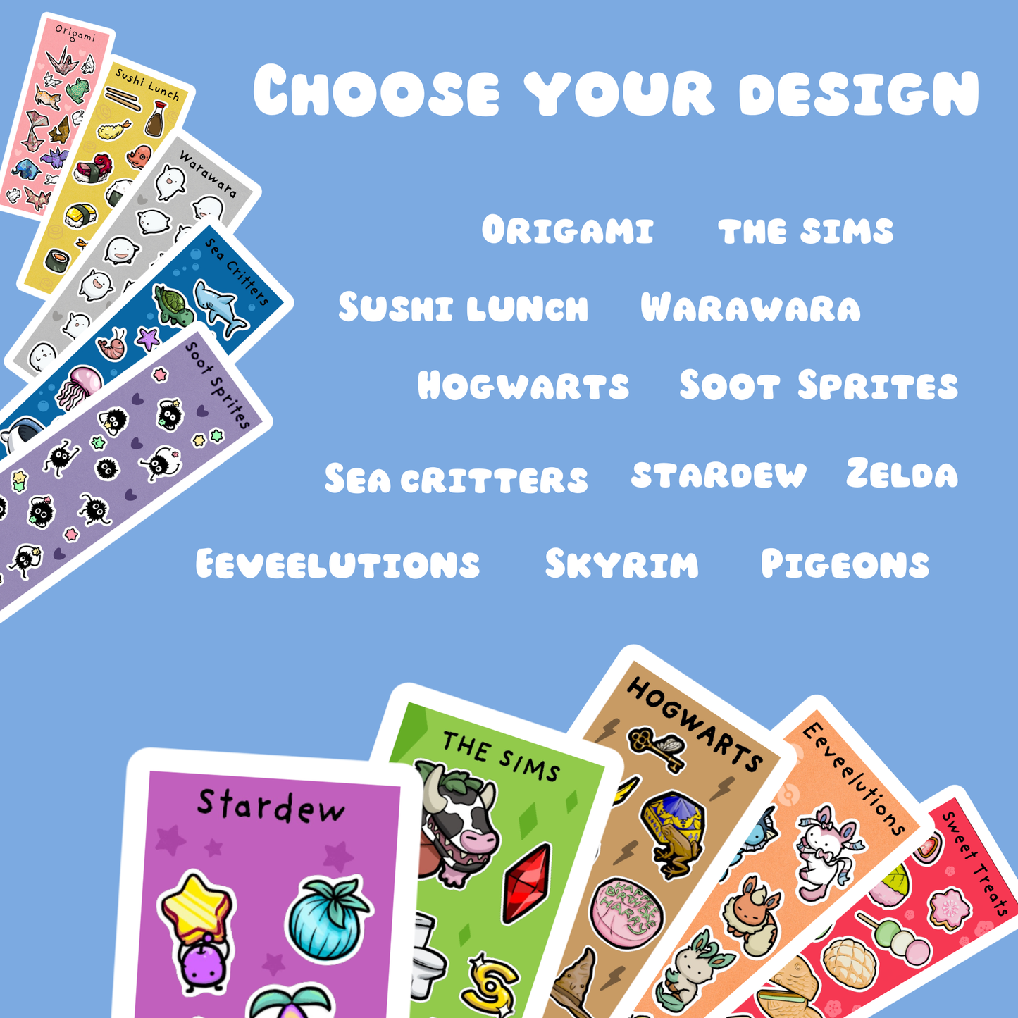 Vinyl Sticker Sheets (Multiple Designs/Options)