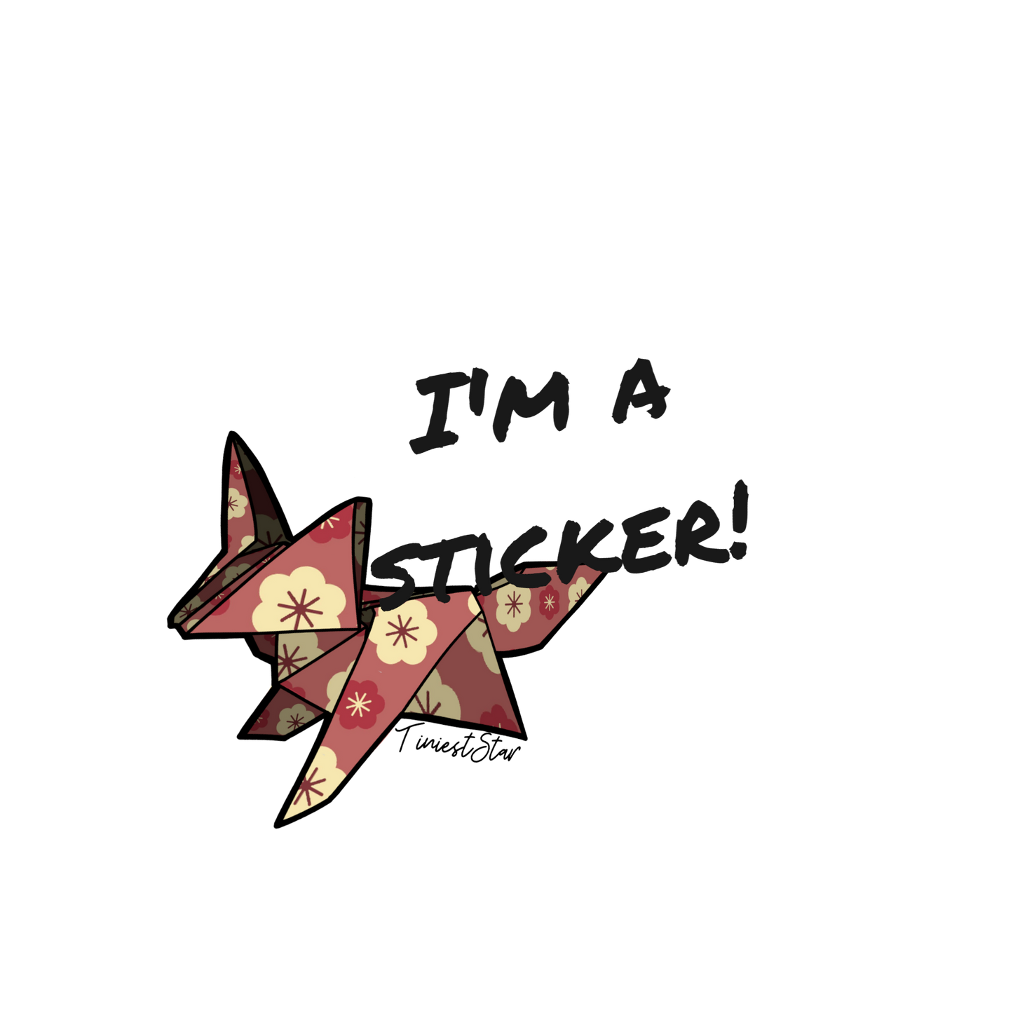 Vinyl Sticker - Origami Fox