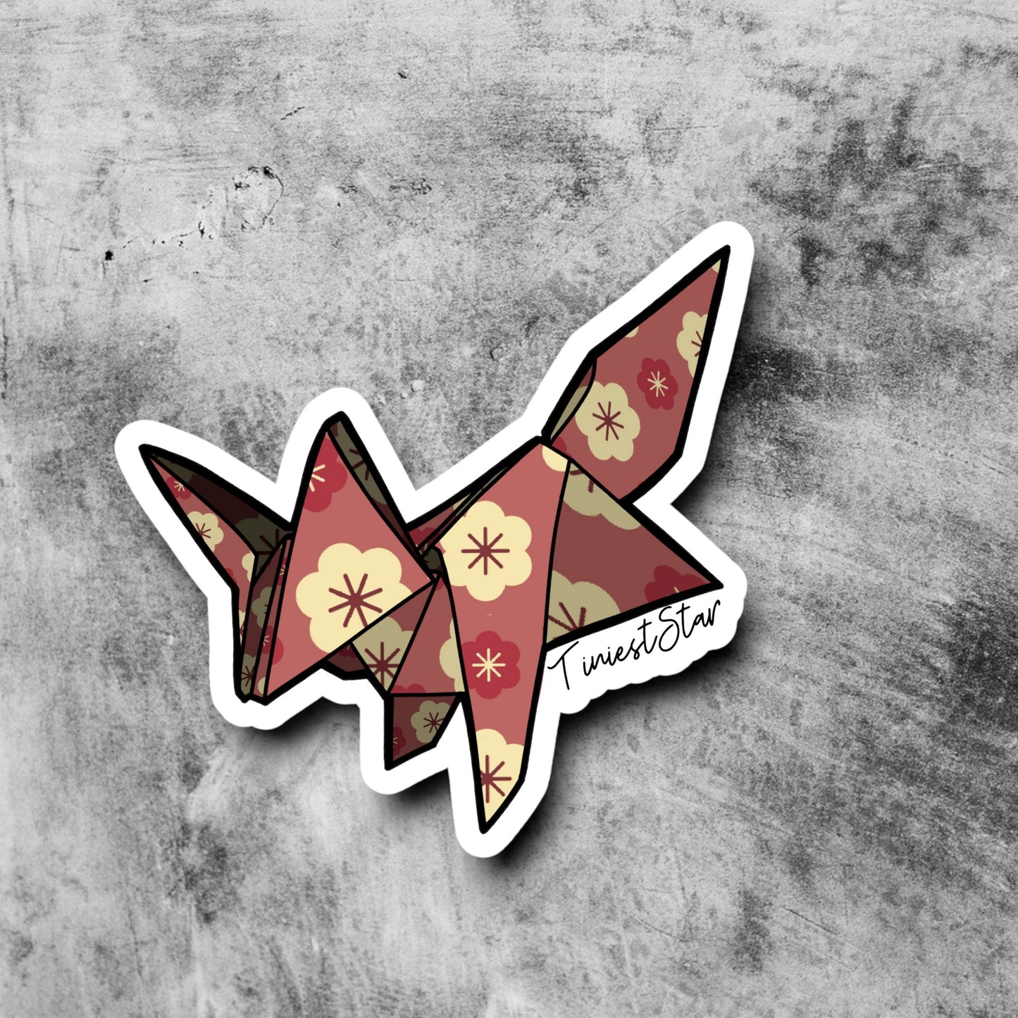 Vinyl Sticker - Origami Fox