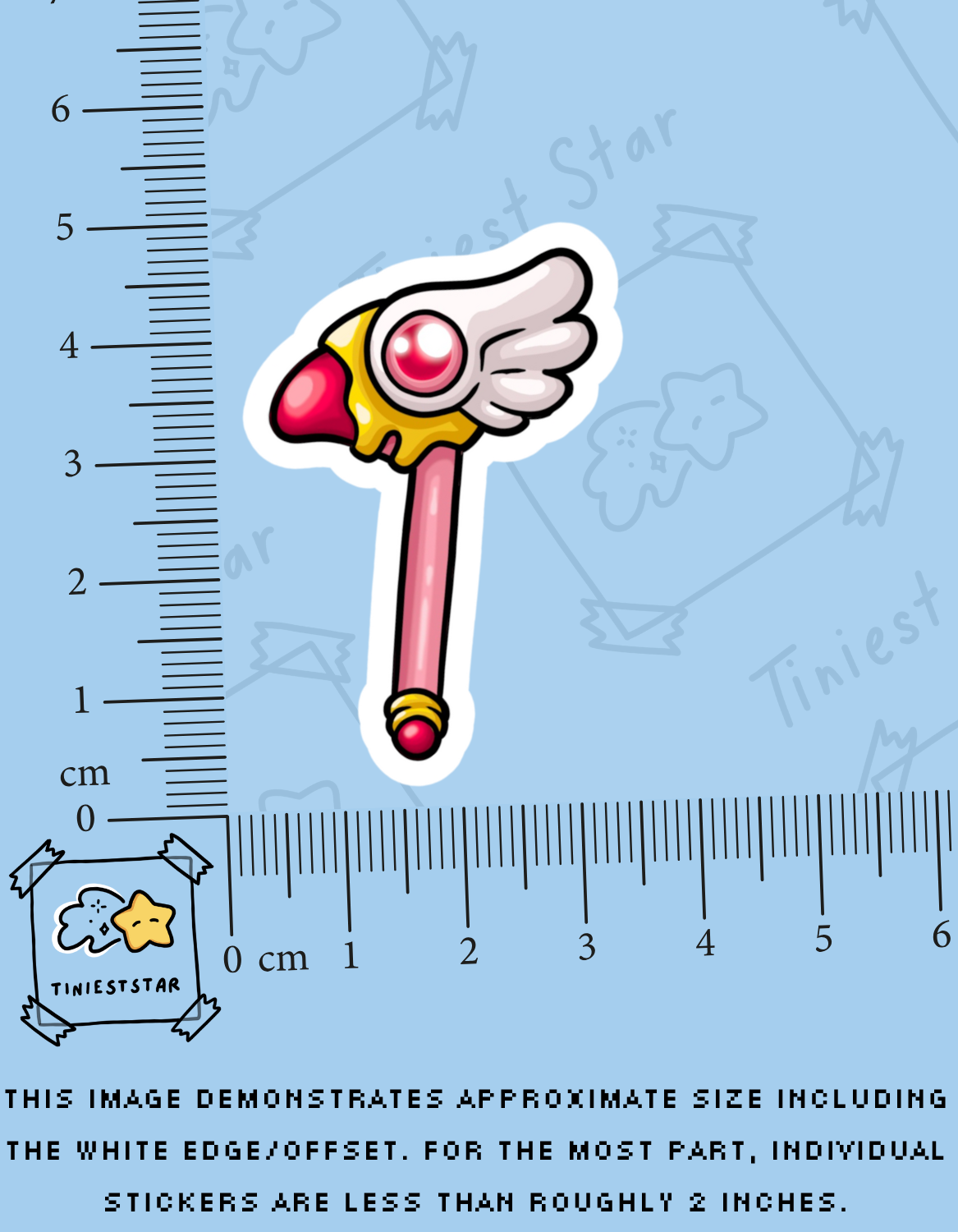 Vinyl Sticker - Magical Girl Wand