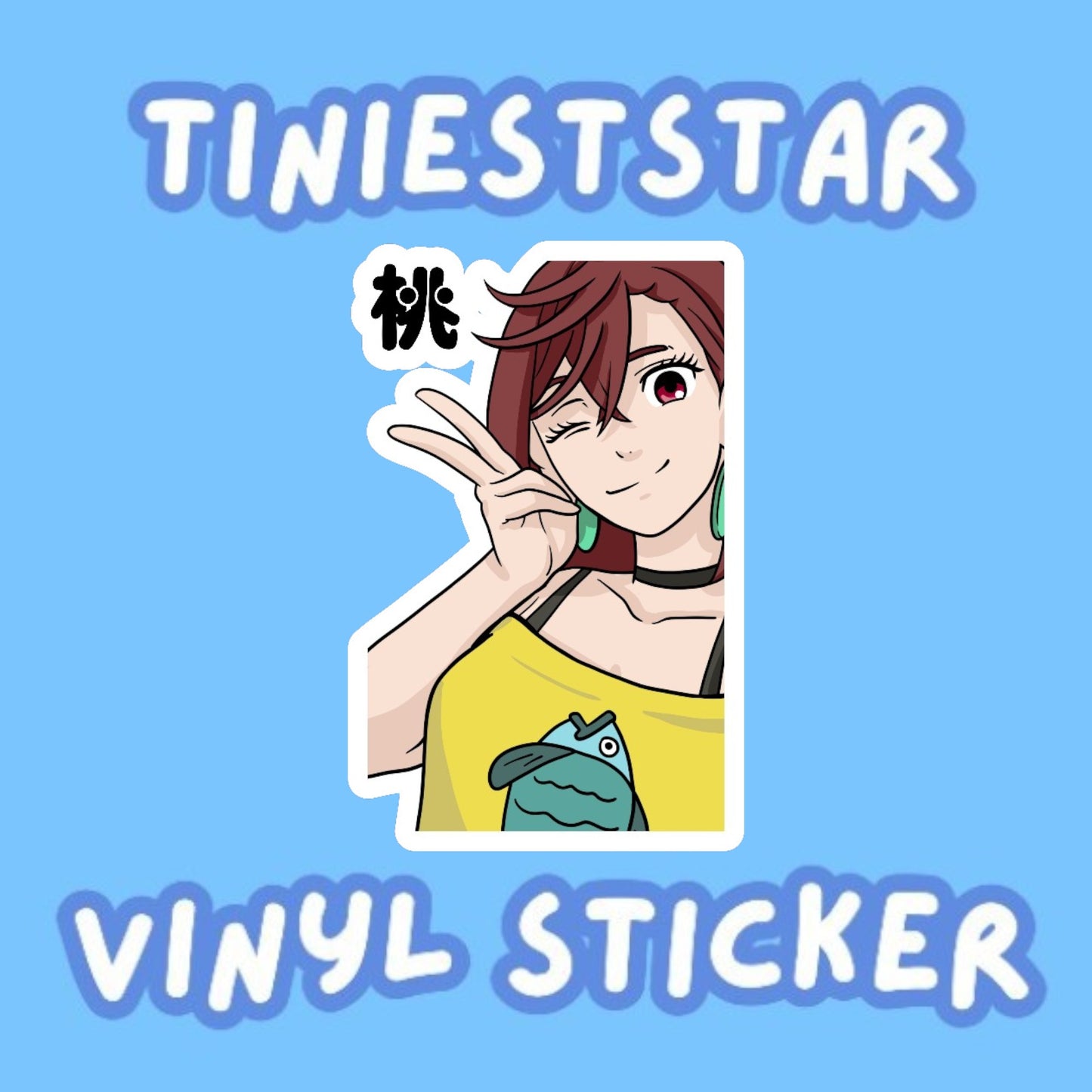 Vinyl Sticker - Momo (Peace)