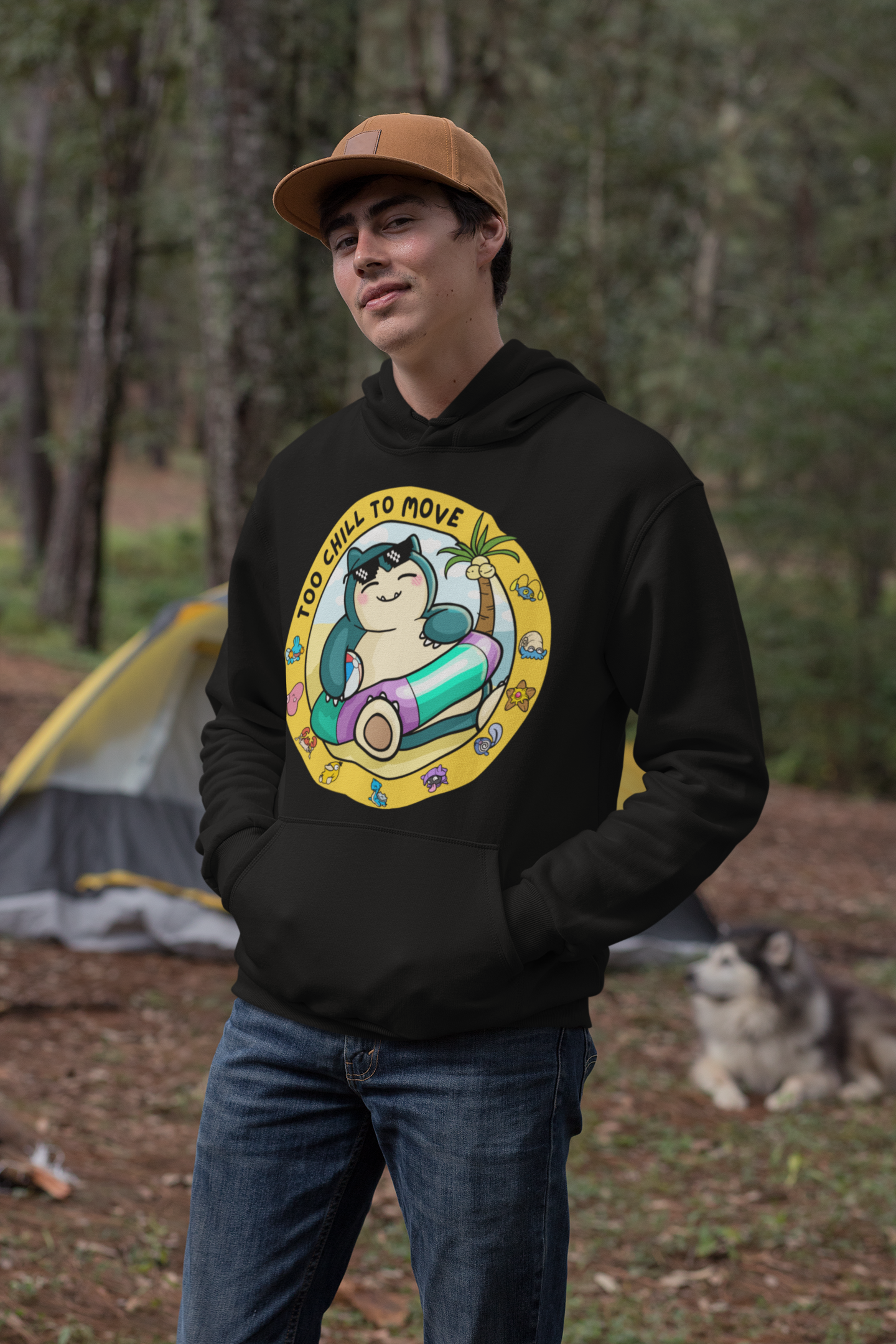 Hoodie - Unisex Too Chill To Move