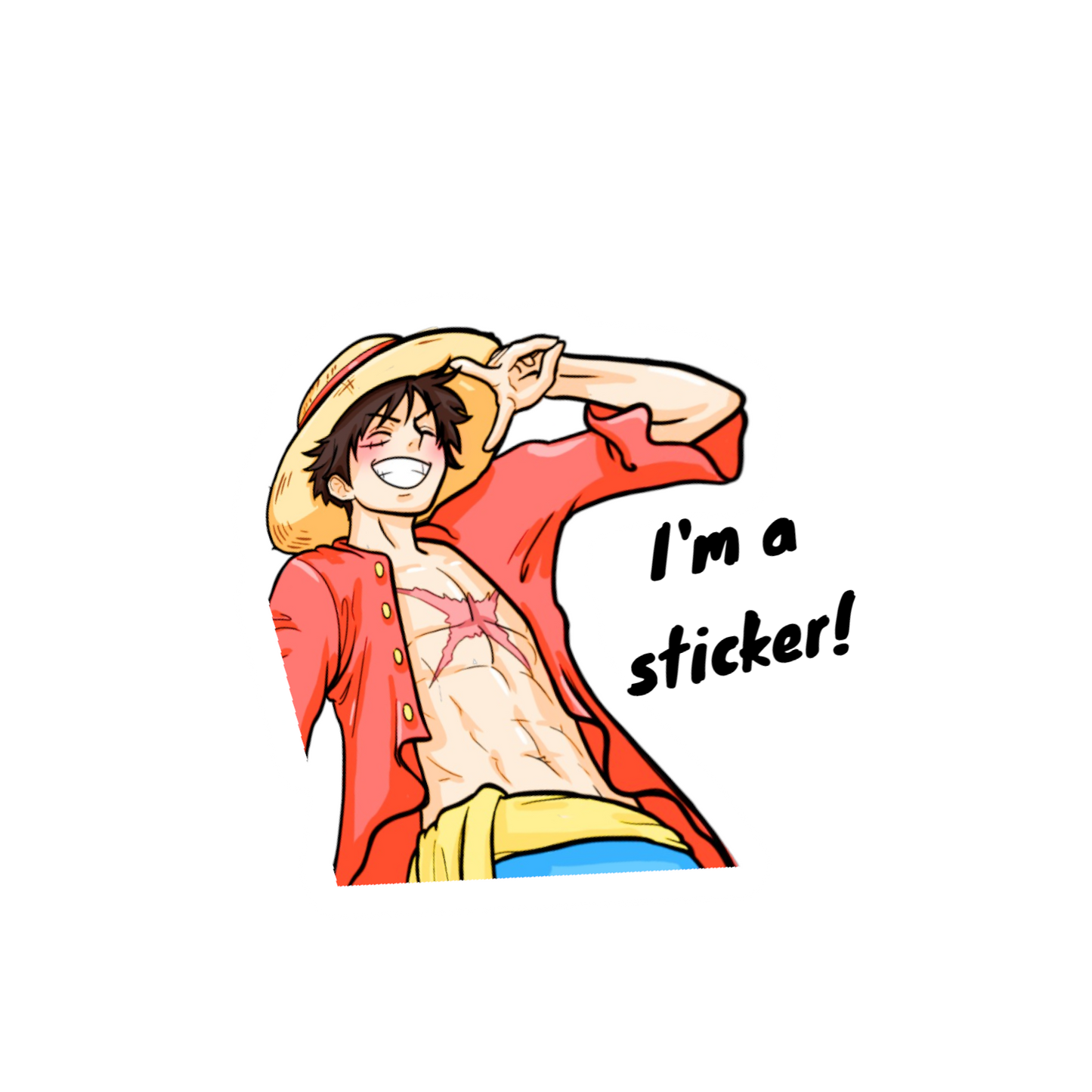 Vinyl Sticker - Monkey D. Luffy
