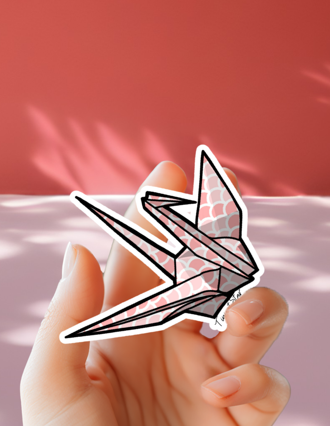 Vinyl Sticker - Origami Crane
