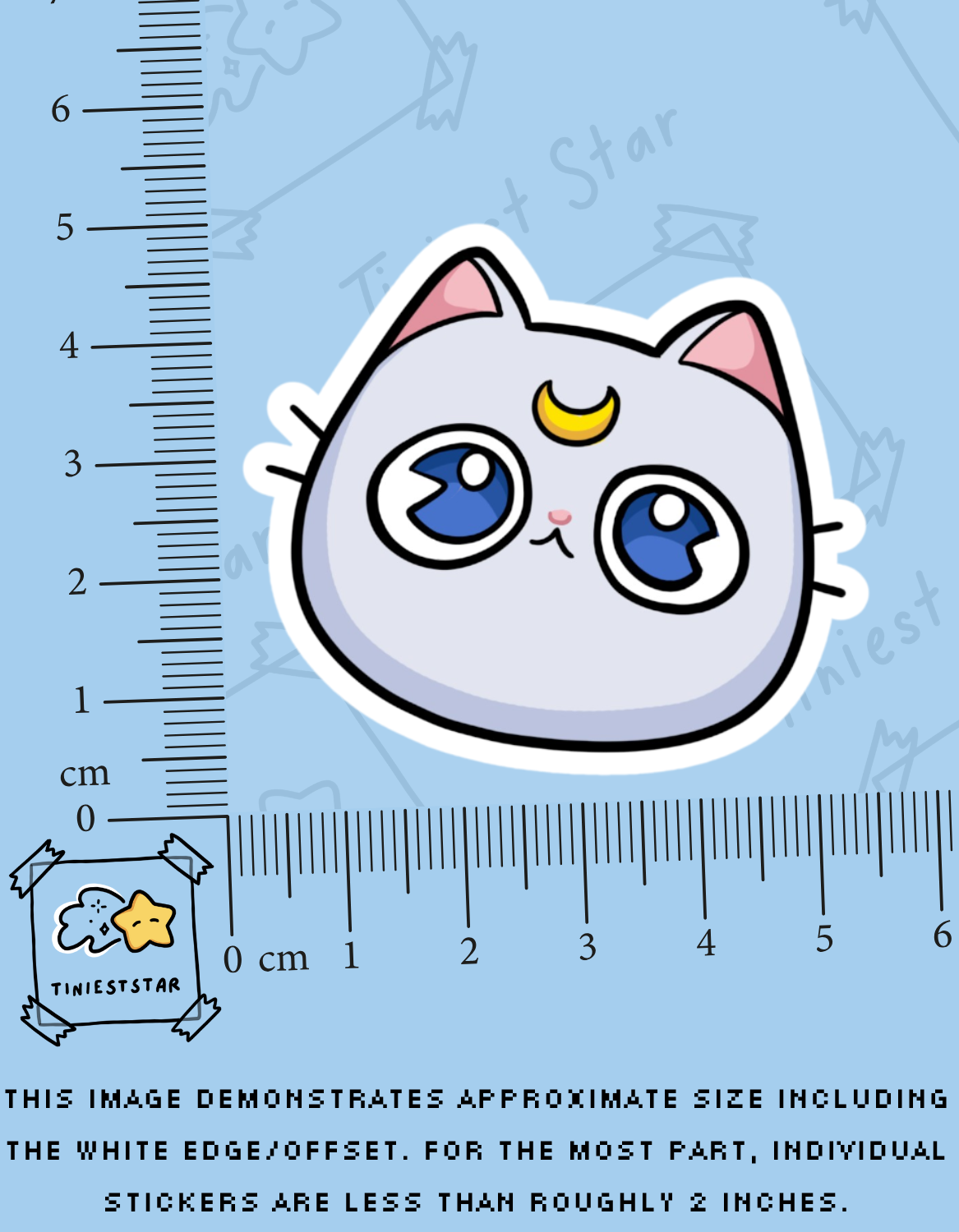 Vinyl Sticker - Mochi Artemis