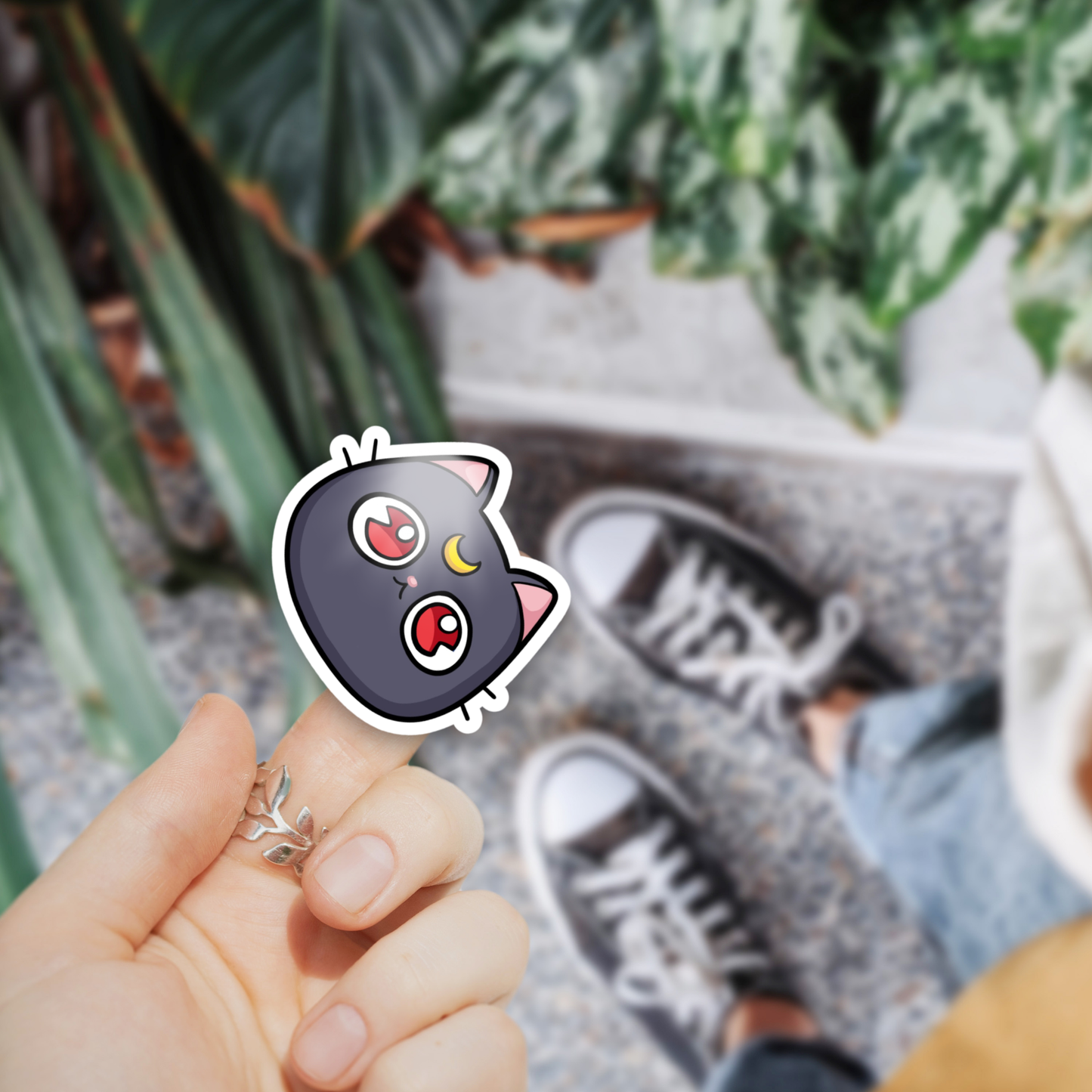 Vinyl Sticker - Mochi Luna