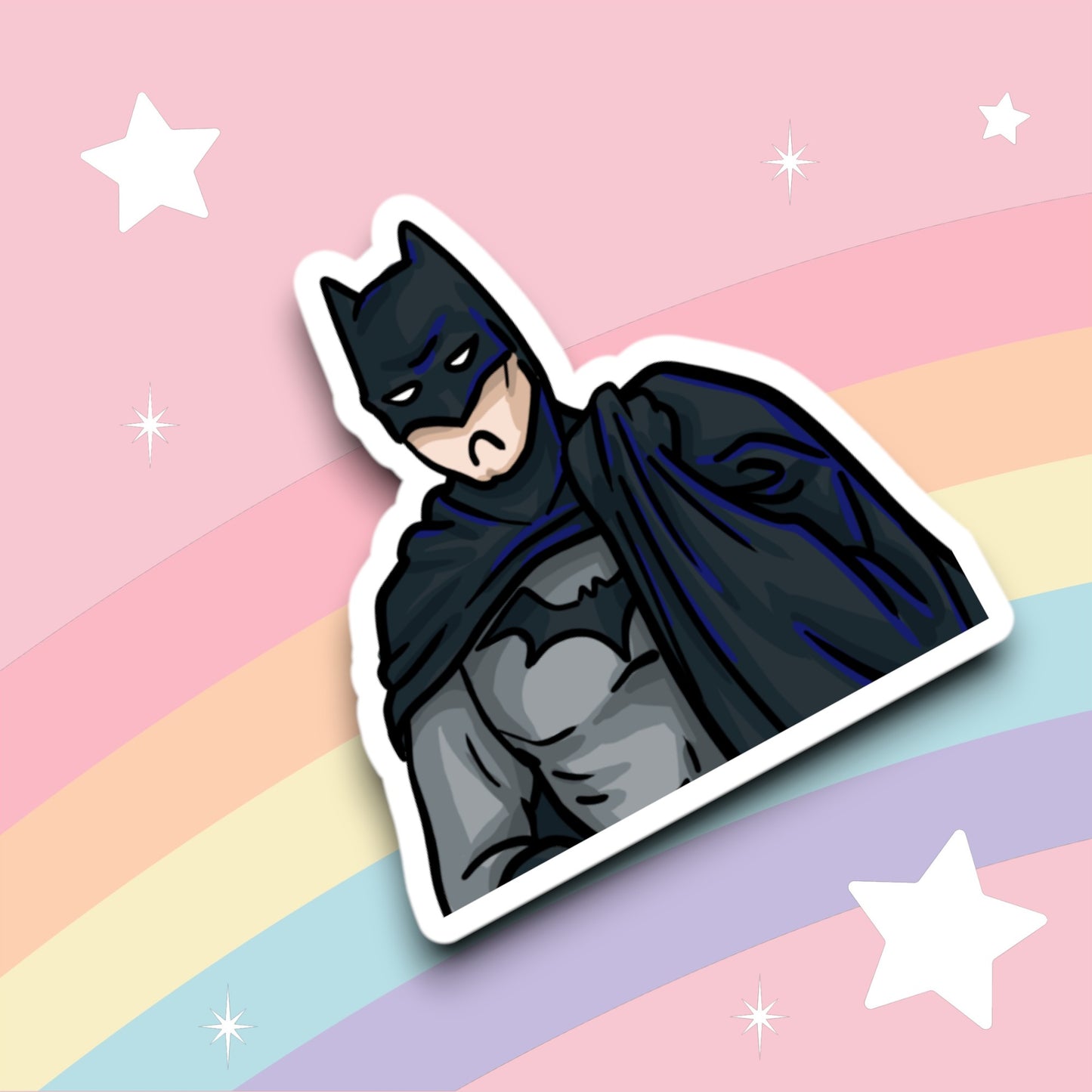 Vinyl Sticker - Grumpy Bat Guy