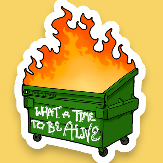 Sticker- Dumpster Fire