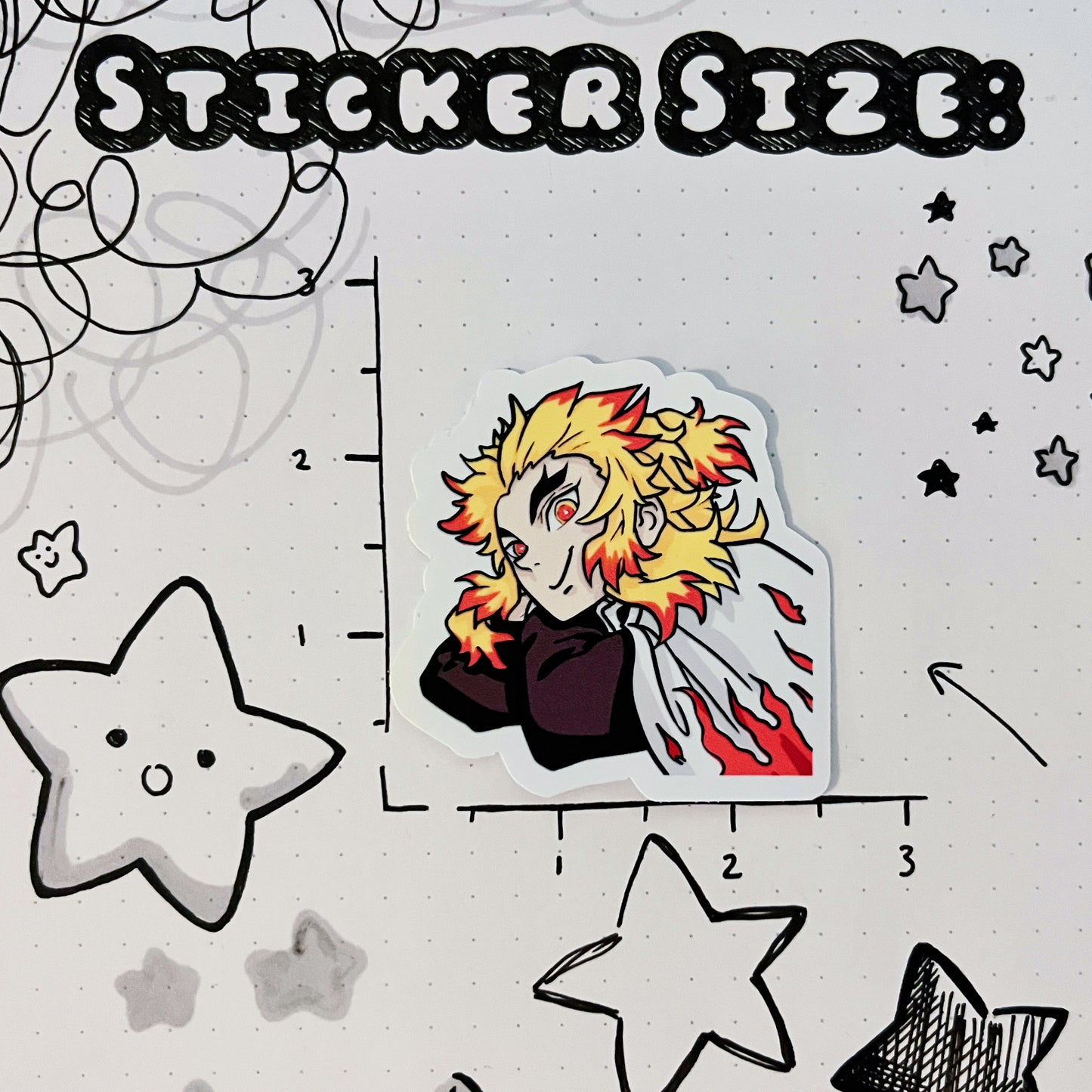 Vinyl Stickers - Rengoku