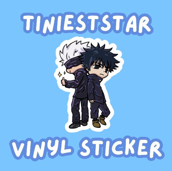 Vinyl Sticker - Megumi and Gojo