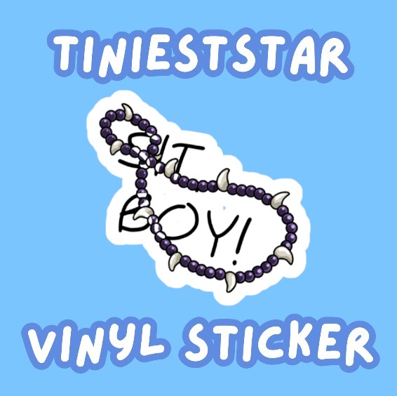 Vinyl Sticker - Sit Boy!