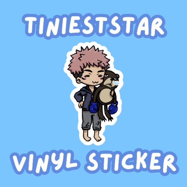 Vinyl Sticker - Yuji and Doll