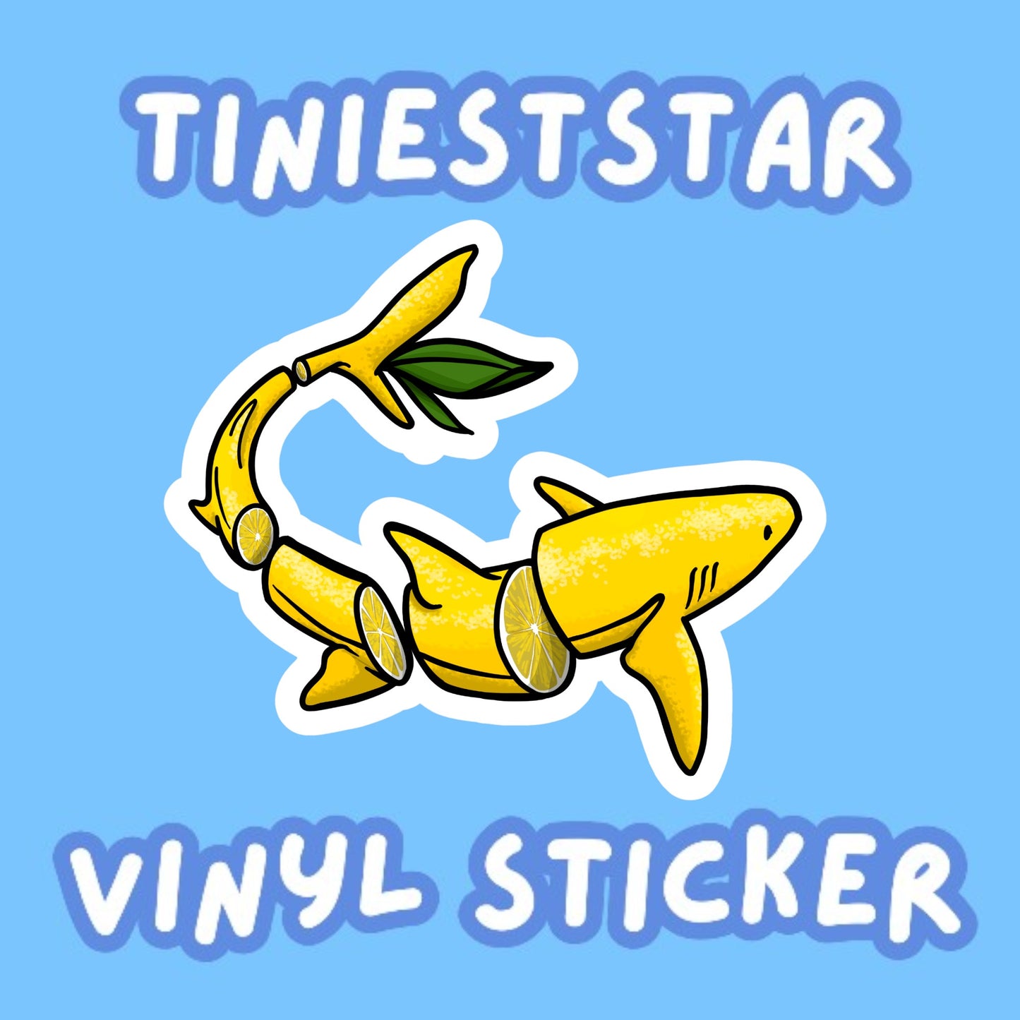 Vinyl Sticker - Lemon Shark