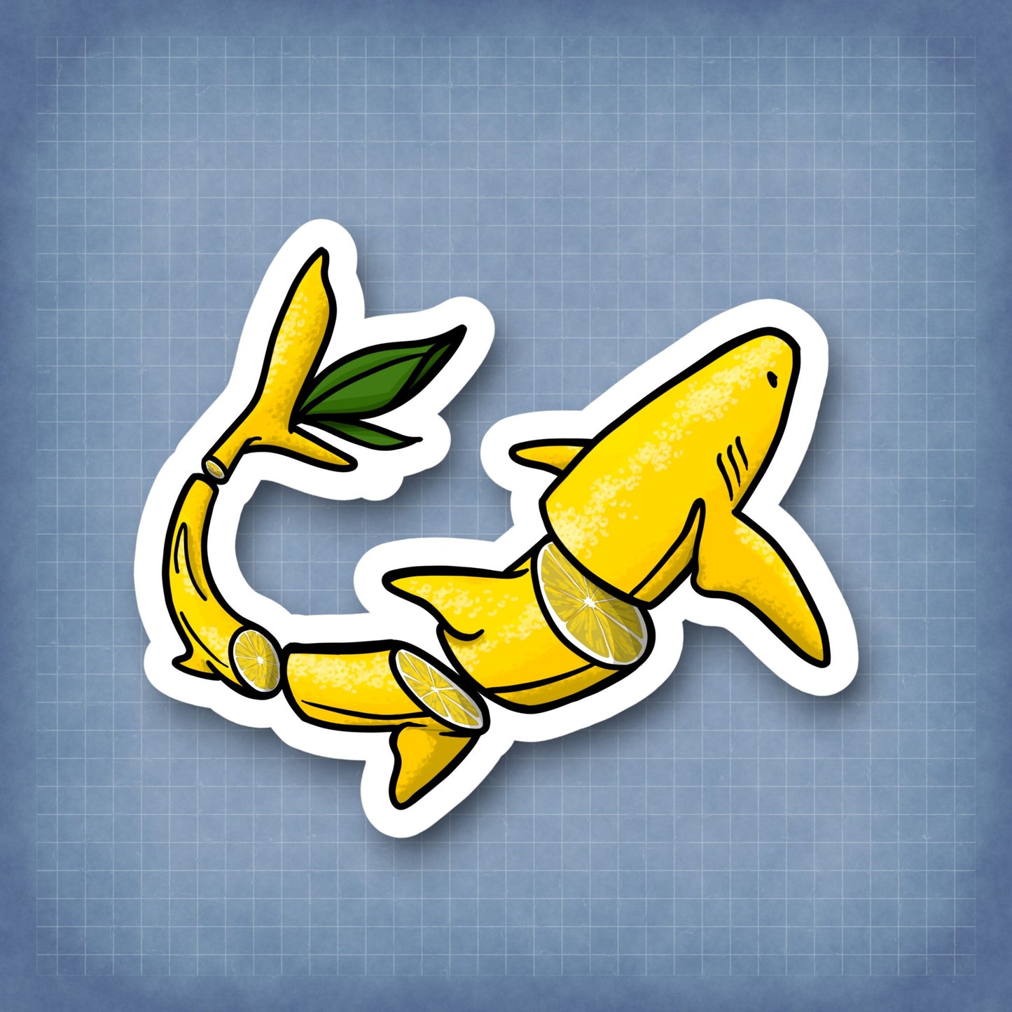 Vinyl Sticker - Lemon Shark