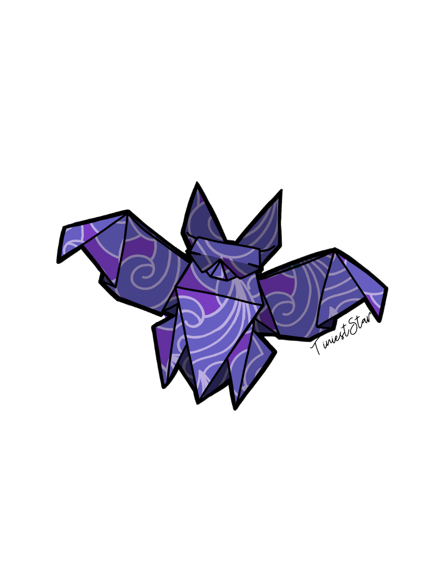 Sticker - Origami Bat