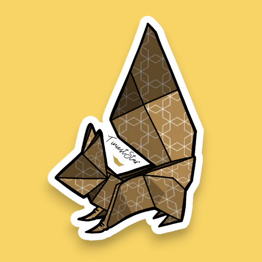 Sticker - Origami Squirrel