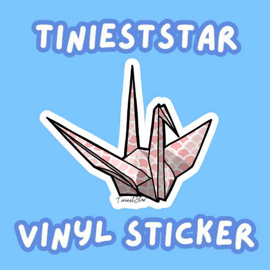 Vinyl Sticker - Origami Crane
