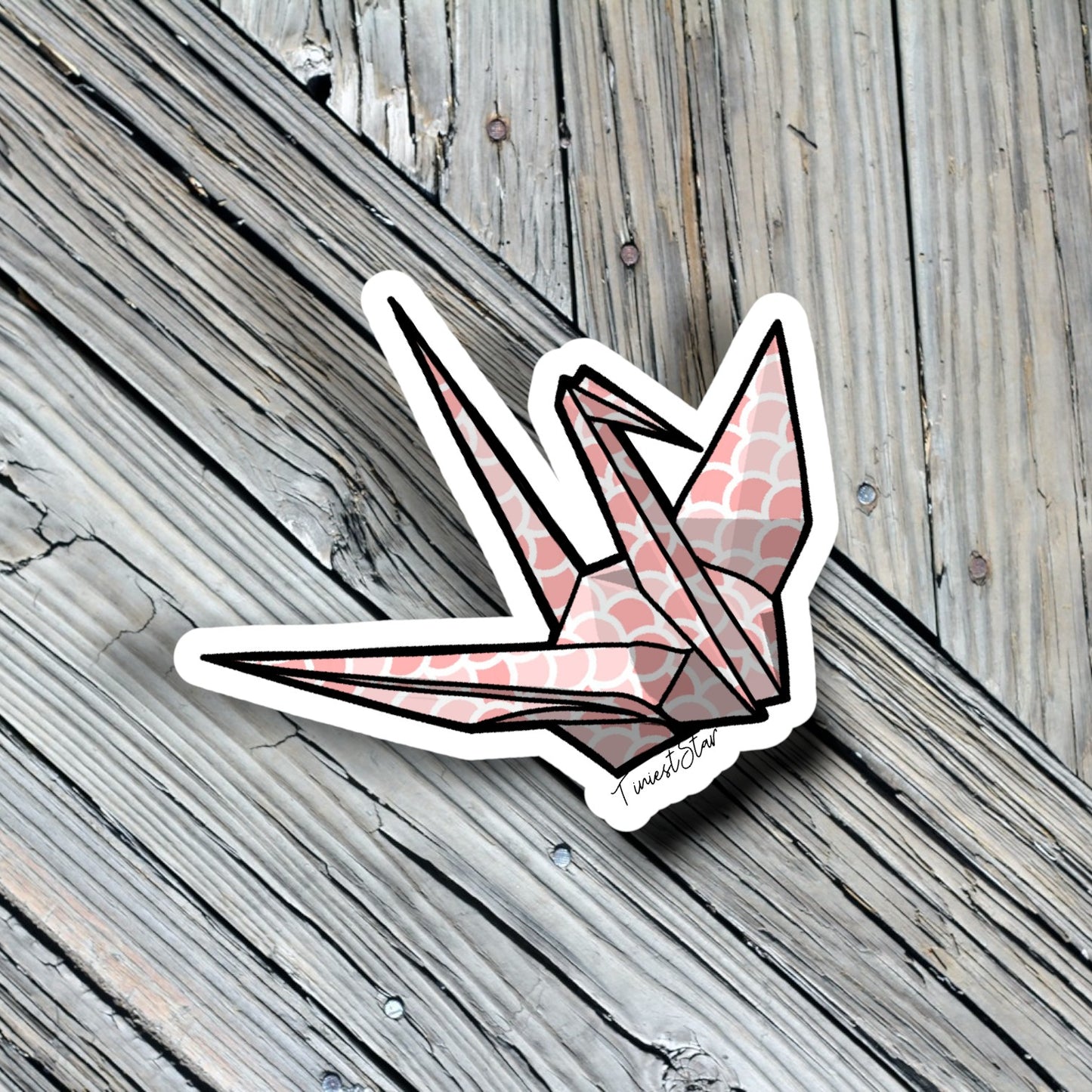 Vinyl Sticker - Origami Crane