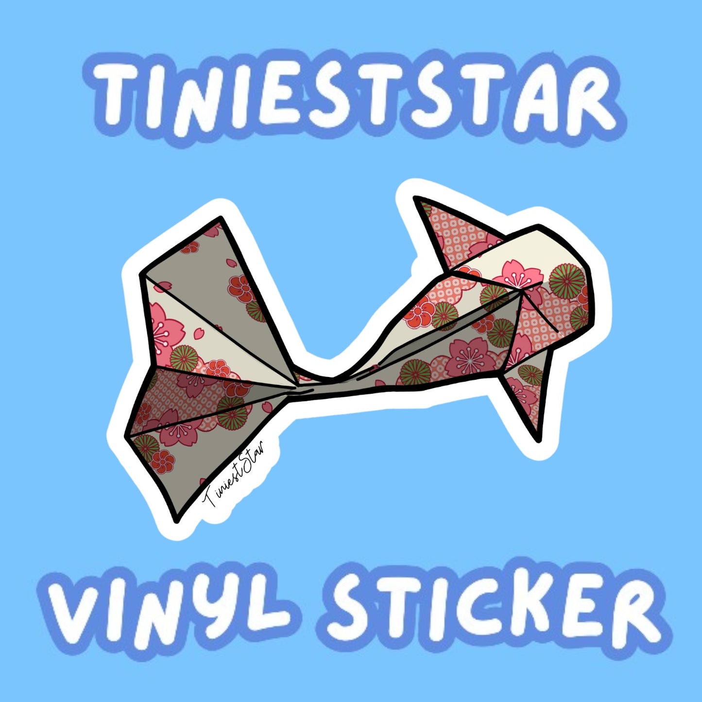 Vinyl Sticker - Origami Koi