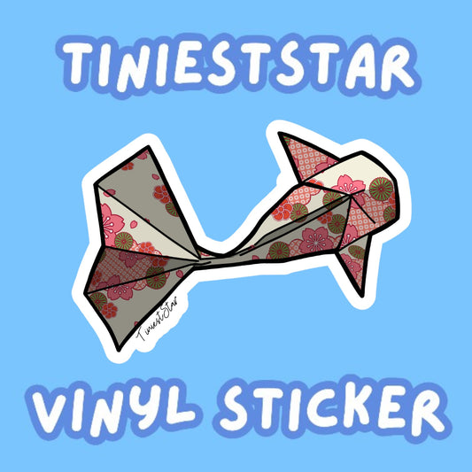 Vinyl Sticker - Origami Koi