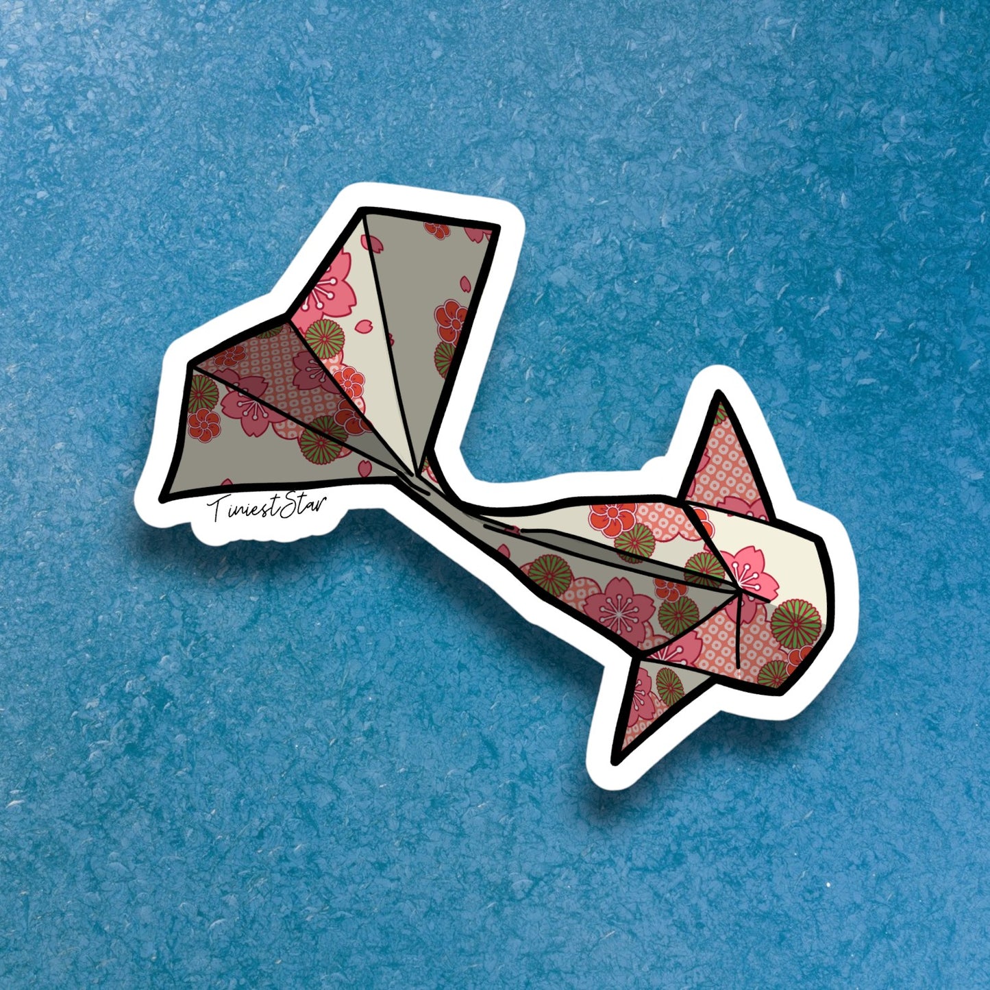 Vinyl Sticker - Origami Koi