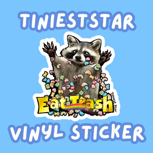 Vinyl Sticker - Eat Trash