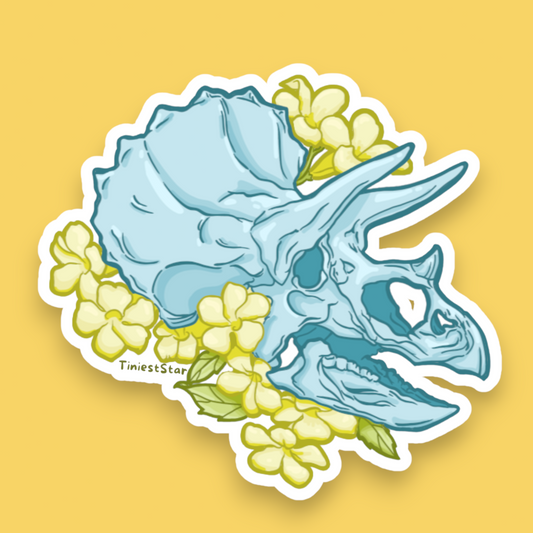 Sticker - Teal Fossil