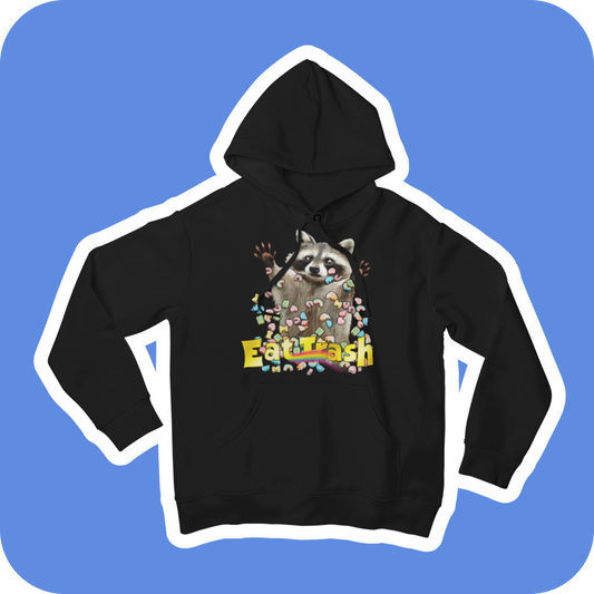 Hoodie - Unisex Eat Trash