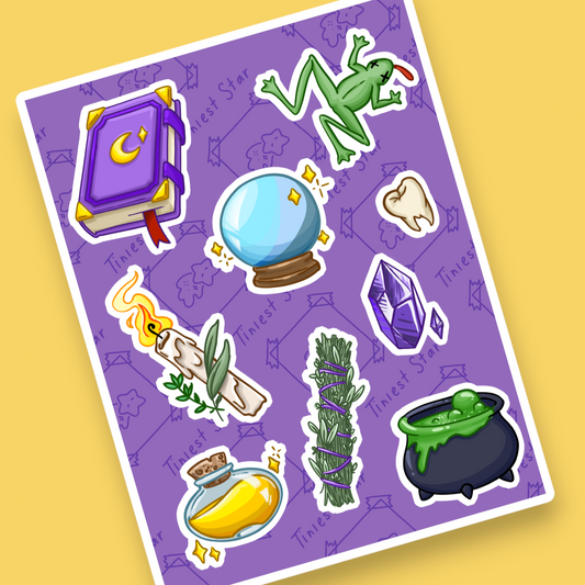 Sticker Sheet - Witchy Stuff