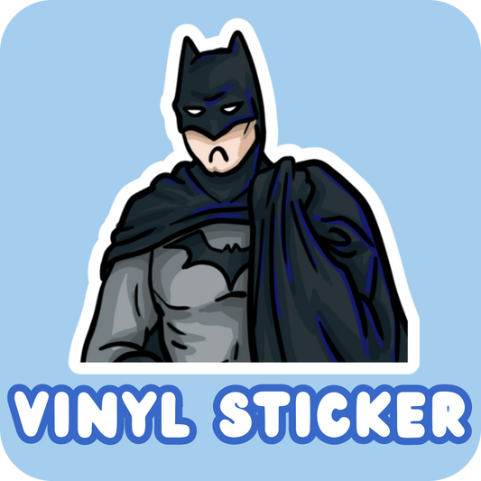 Vinyl Sticker - Grumpy Bat Guy