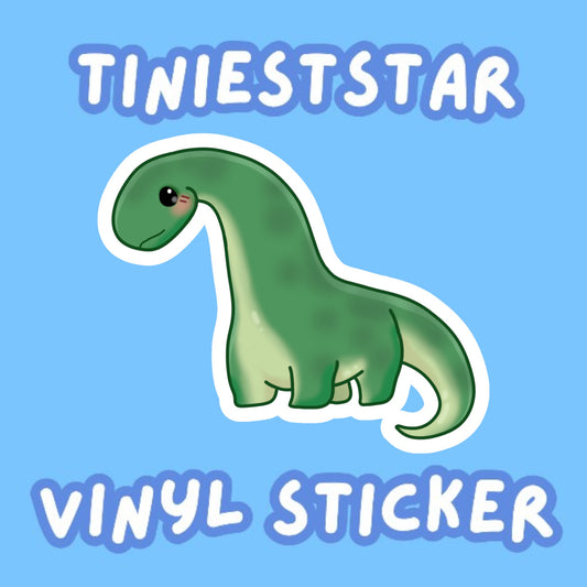 Vinyl Sticker - Brontosaurus