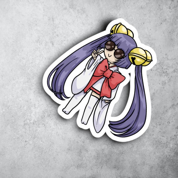 Vinyl Sticker - Kotoko comes in Peace