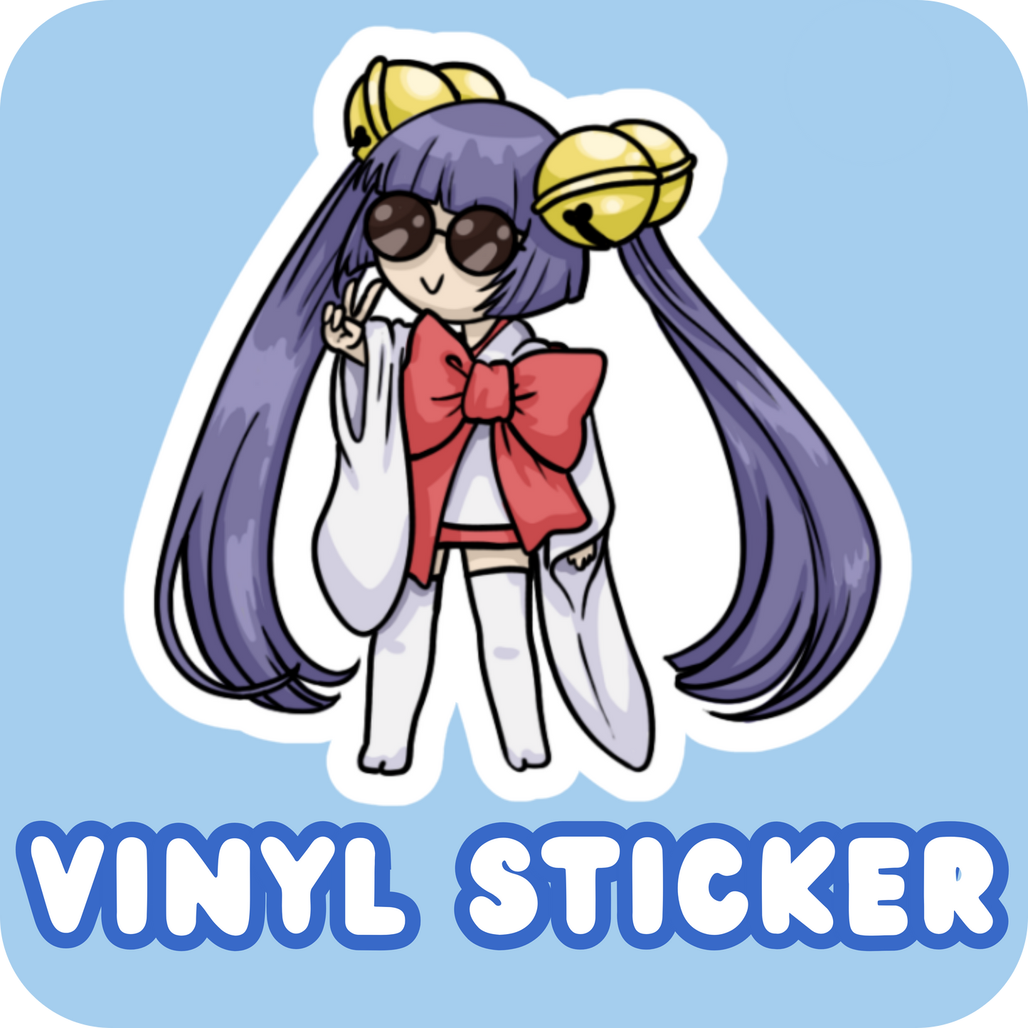 Vinyl Sticker - Kotoko comes in Peace