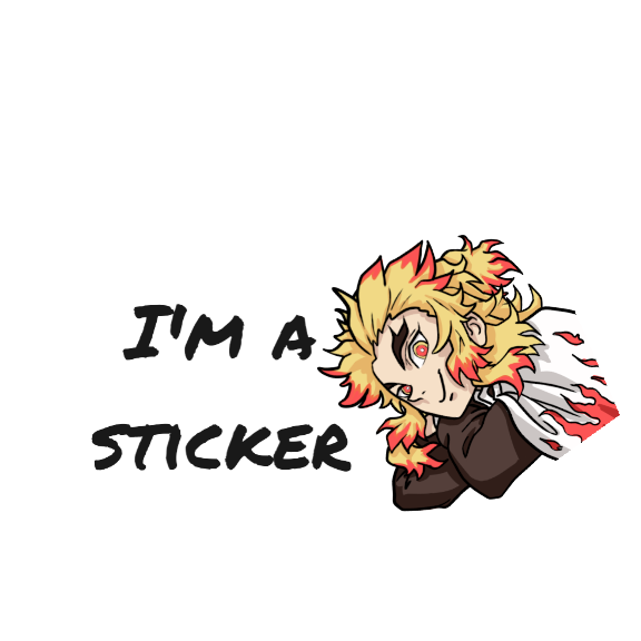 Vinyl Stickers - Rengoku