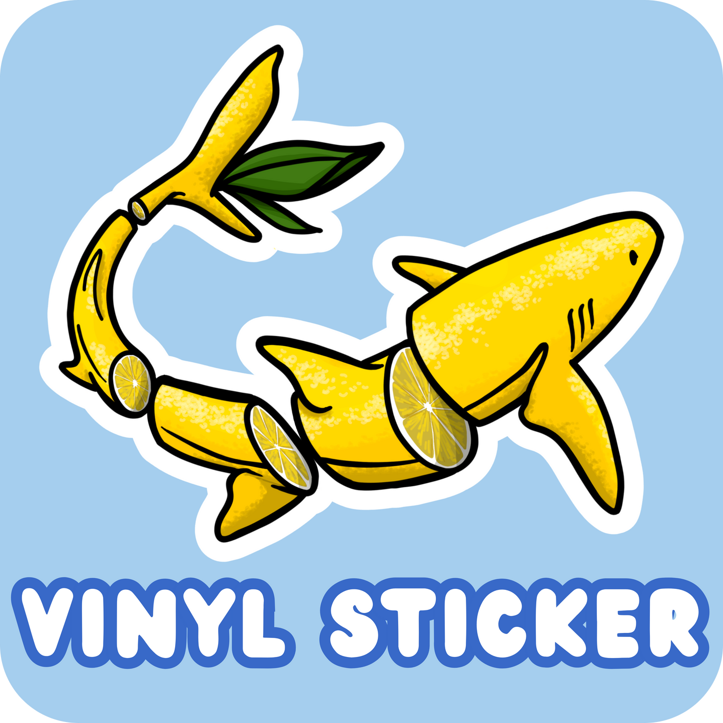 Vinyl Sticker - Lemon Shark