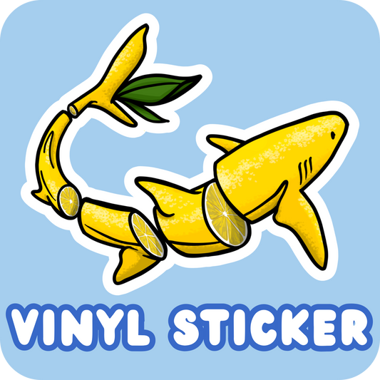 Vinyl Sticker - Lemon Shark