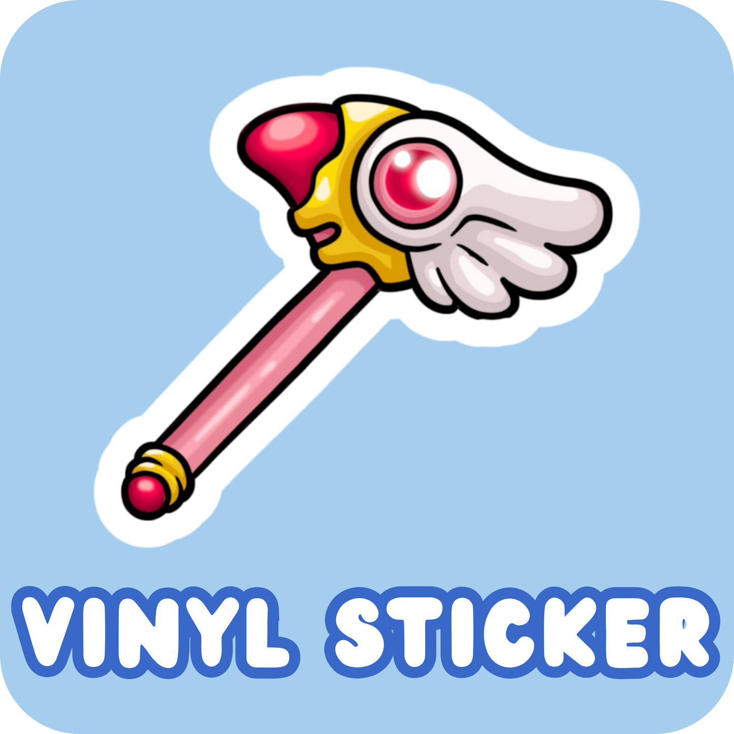 Vinyl Sticker - Magical Girl Wand