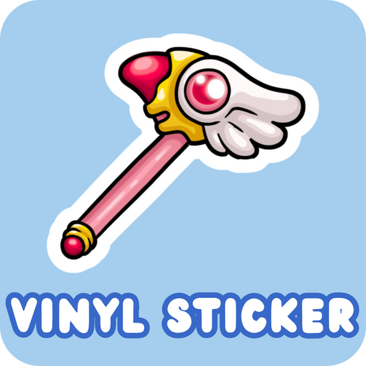 Vinyl Sticker - Magical Girl Wand