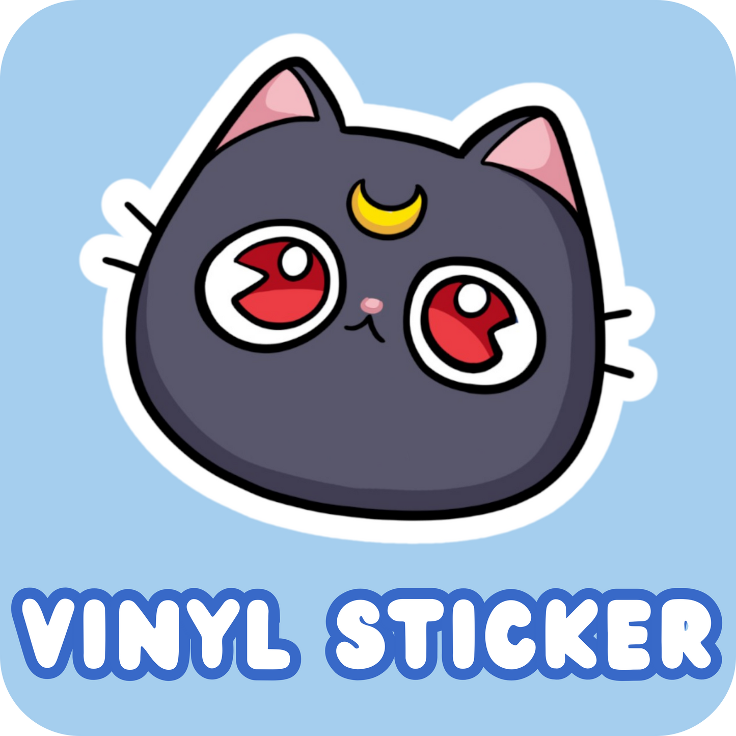 Vinyl Sticker - Mochi Luna