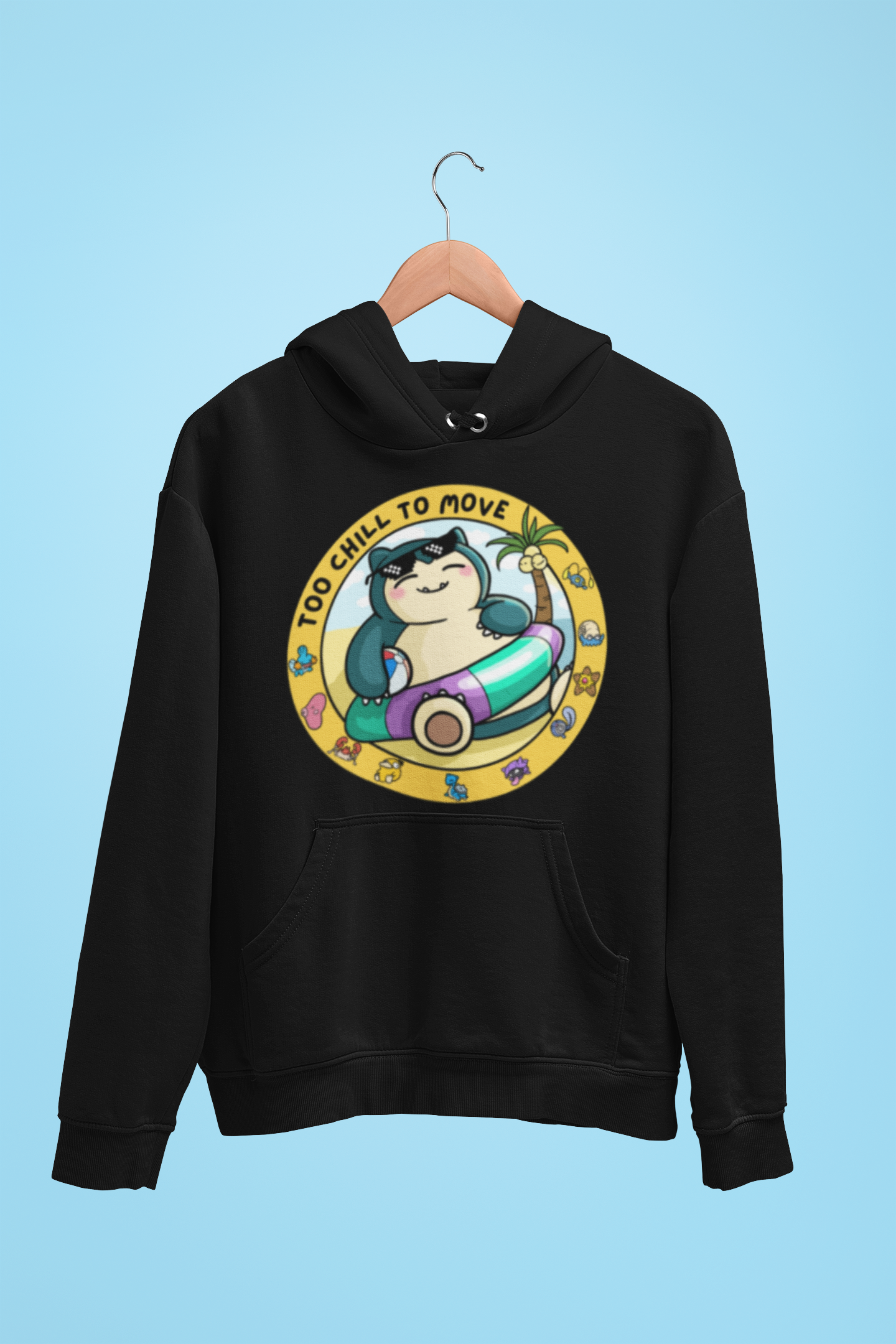 Hoodie - Unisex Too Chill To Move
