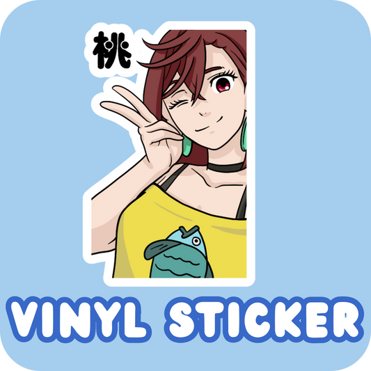 Vinyl Sticker - Momo (Peace)