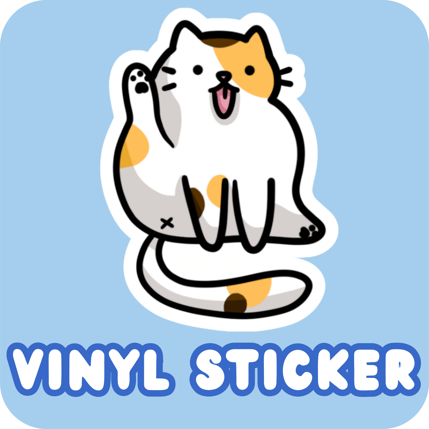Vinyl Sticker - Mister Whiskers