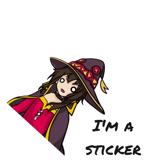 Vinyl Sticker - Megumin